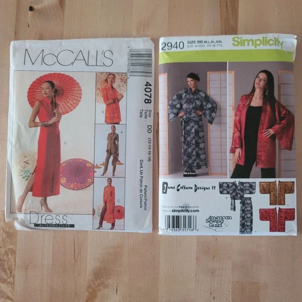Sewing Patterns Japanese Kimono Pants Dress Costume